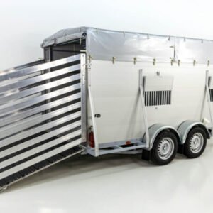 Remorque professionnelle pour bétail Alf 185 × 500 cm, hauteur : 185 cm, capacité : 3,5 t - Neuve