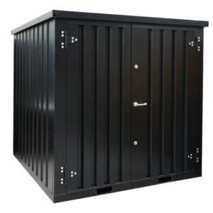 Conteneur de stockage 2 x 2 mètres – avec double porte