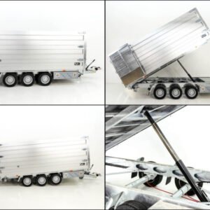 Benne basculante arrière double TR35-40 3,5 t | 192 x 402 x 140 cm | TridaX-New