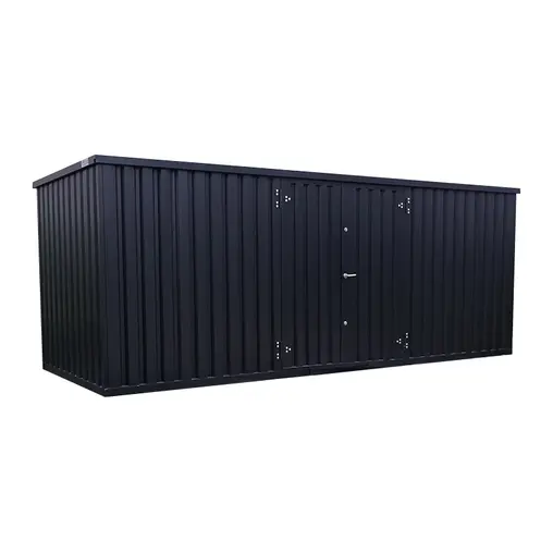 Conteneur de stockage 5 x 2 mètres – avec double porte grand coté