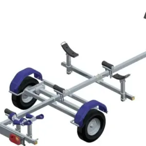 Remorque bateau 360 kg – Châssis galvanisé – Pour coque jusqu’à 3,60 m