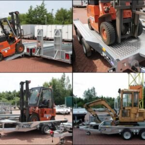 Remorque pour engins de chantier Ifor Williams GX105 HD 157×303 3,5 t | Rampes simples | Plancher en aluminium - Neuve