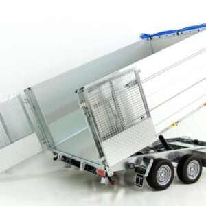 Camion-benne double à plusieurs roues arrière TT30-30 3,0 t | 183 x 309 x 40 cm / Largeur de caisse 80 cm | Tandem | Éclairage LED neuf