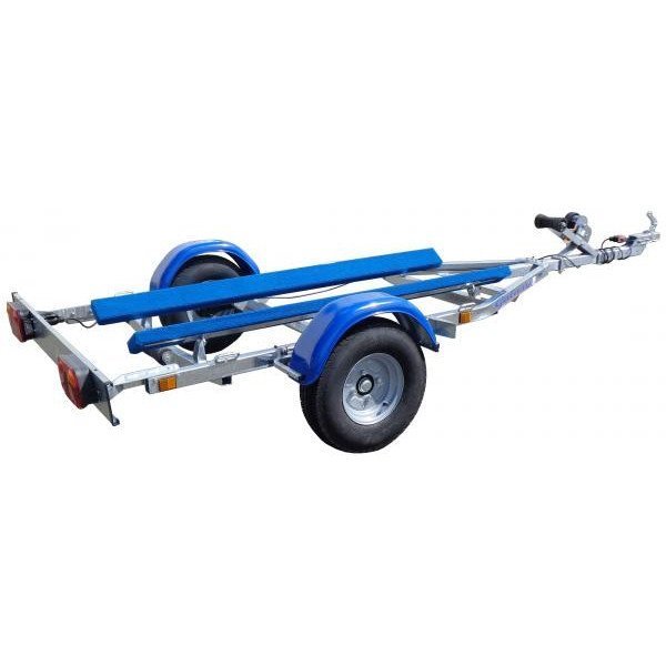 Remorque jet-ski 500 kg – 1 essieu – Châssis galvanisé